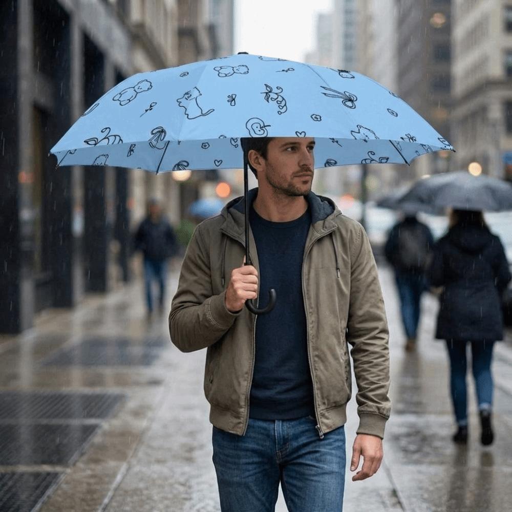 Sun Protection Dual-Use Umbrella UV Protection Folding Umbrella Travel Rain Umbrella  Beach