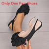 Sandali Piatte Nodo Farfalla per Donna Estate Chic Slip-On Calzature Comode