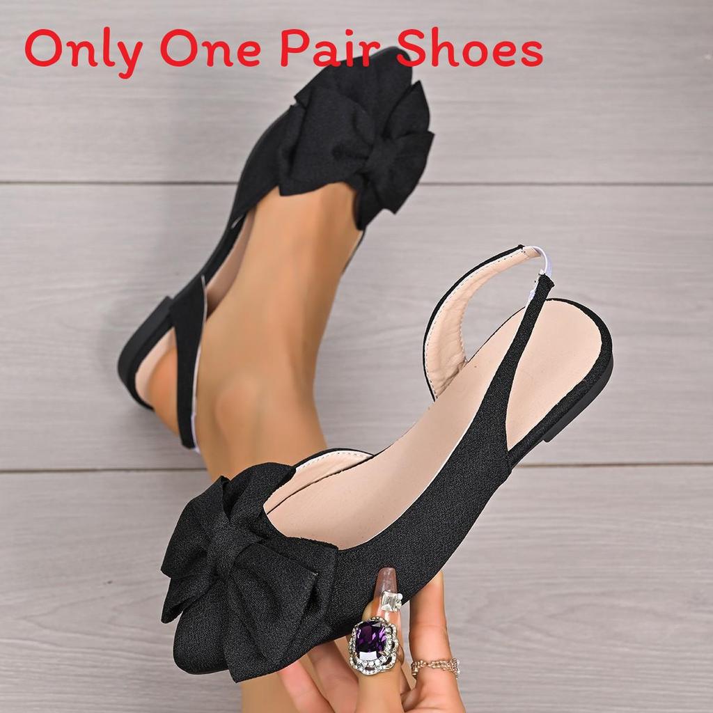 Sandali Piatte Nodo Farfalla per Donna Estate Chic Slip-On Calzature Comode
