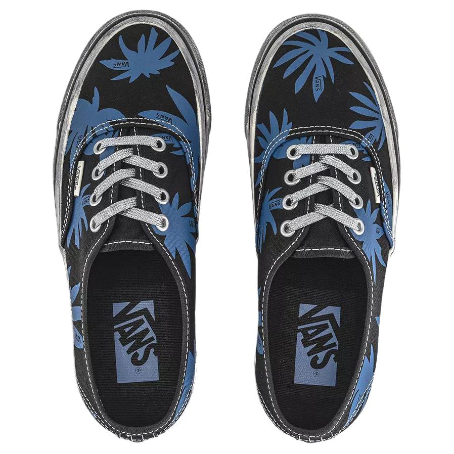 Vans Authentic 44 Skateboard Shoes Unisex Black Blue VN000DB8CJI1