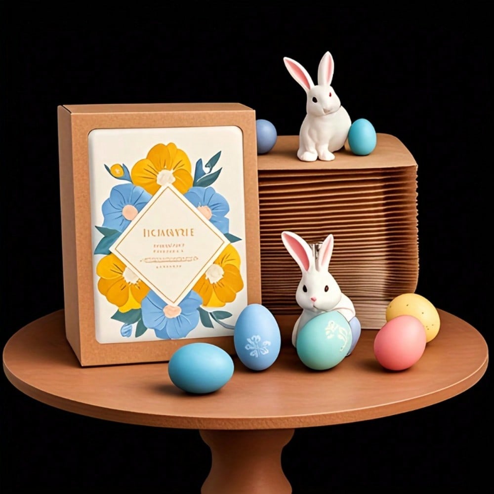 10PCS, 2.54*13.69*18.69CM, Kraft Paper Star Film/Photo Frame Packaging Boxes, Festivals Greeting Card Storage Foldable Transparent Window Paper Boxes,