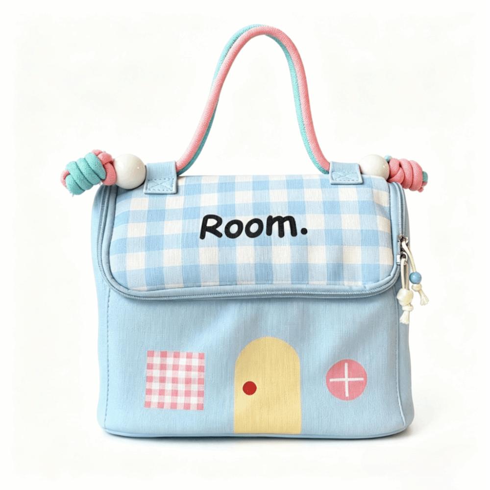 Large Capacity Cosmetic Bag House Shape Portable Toiletry Organizer Makeup Bag  Home Storage