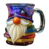 Painted Gnome Book Mug 325ml Fun Dwarf Cup Glass Water Cup