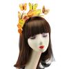 Čelenka 3D Butterfly Butterfly Fascinator Klobouk Tea Party Hat Butterfly Headpiece Butterfly HairBand Butterfly Hair Hoop