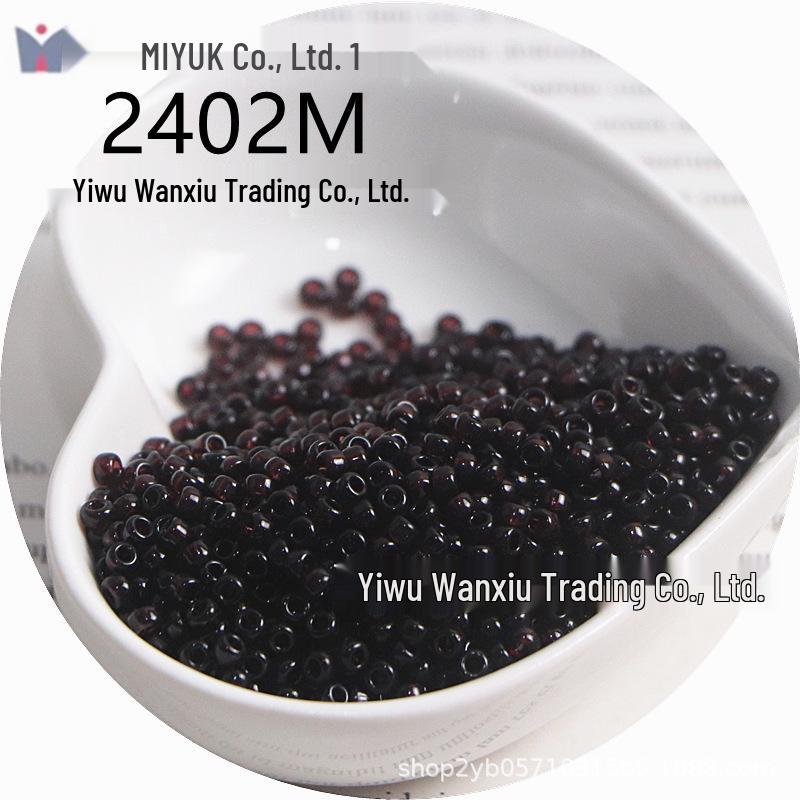 MIYUKI 3mm Transparent Glass Seed Beads for DIY Jewelry Making