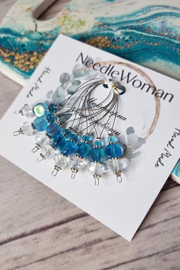 Maschenmarkierer zum Stricken • Set mit 8 Strickzubehör