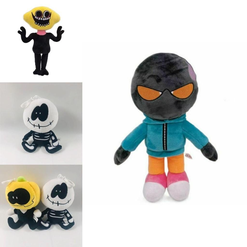 Friday Night Funkin Plush Toy Delightfully Cuddly Fnf Whitty And Boyfriend Lemon Demon Softie