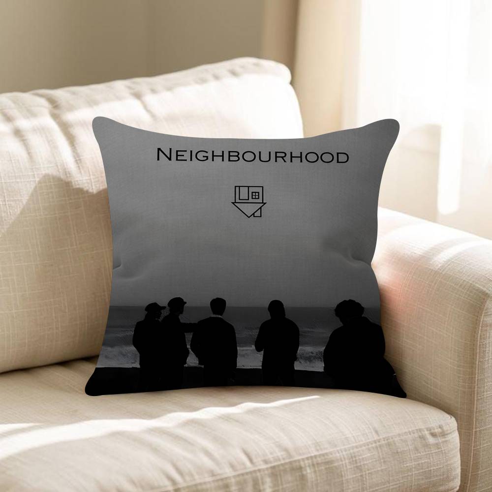Band The Neighborhood TNBH Pillow Gift Home Office Decoration Bedroom Sofa Car Cushion Cover Case 45x45
