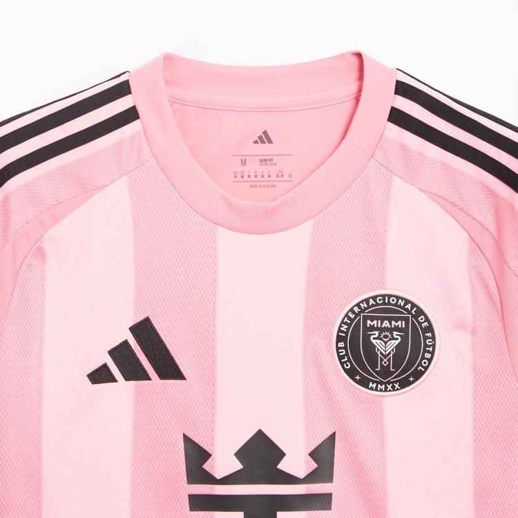 adidas Maglia Home Inter Miami CF 25/26 Rosa Chiaro Uomo Streetwear JJ1392