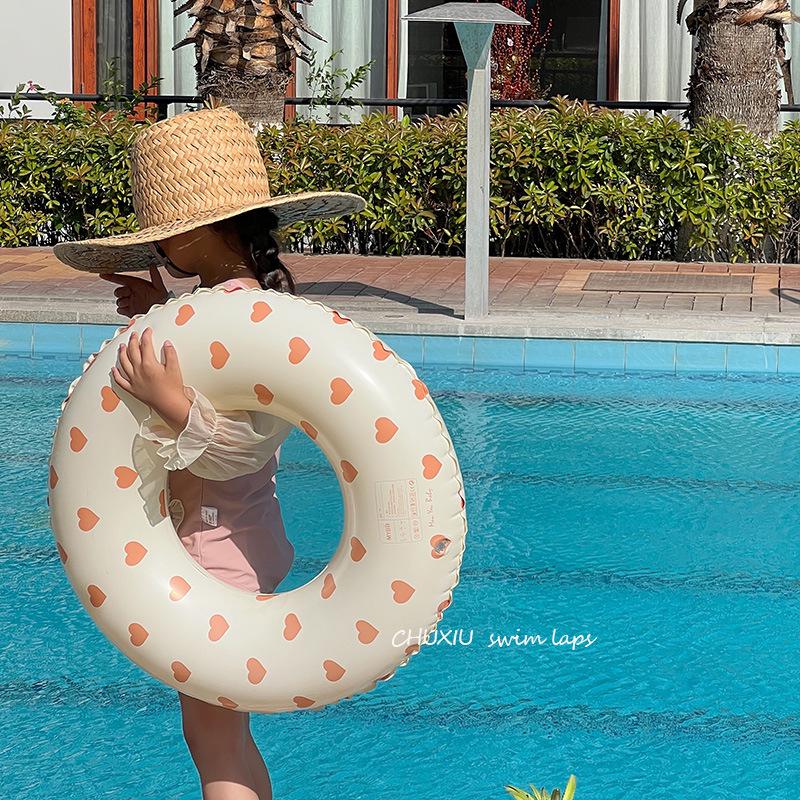 INS Inflatable Swim Ring for Kids & Adults - Thickened Underarm Float with Arm Ring for Men & Women