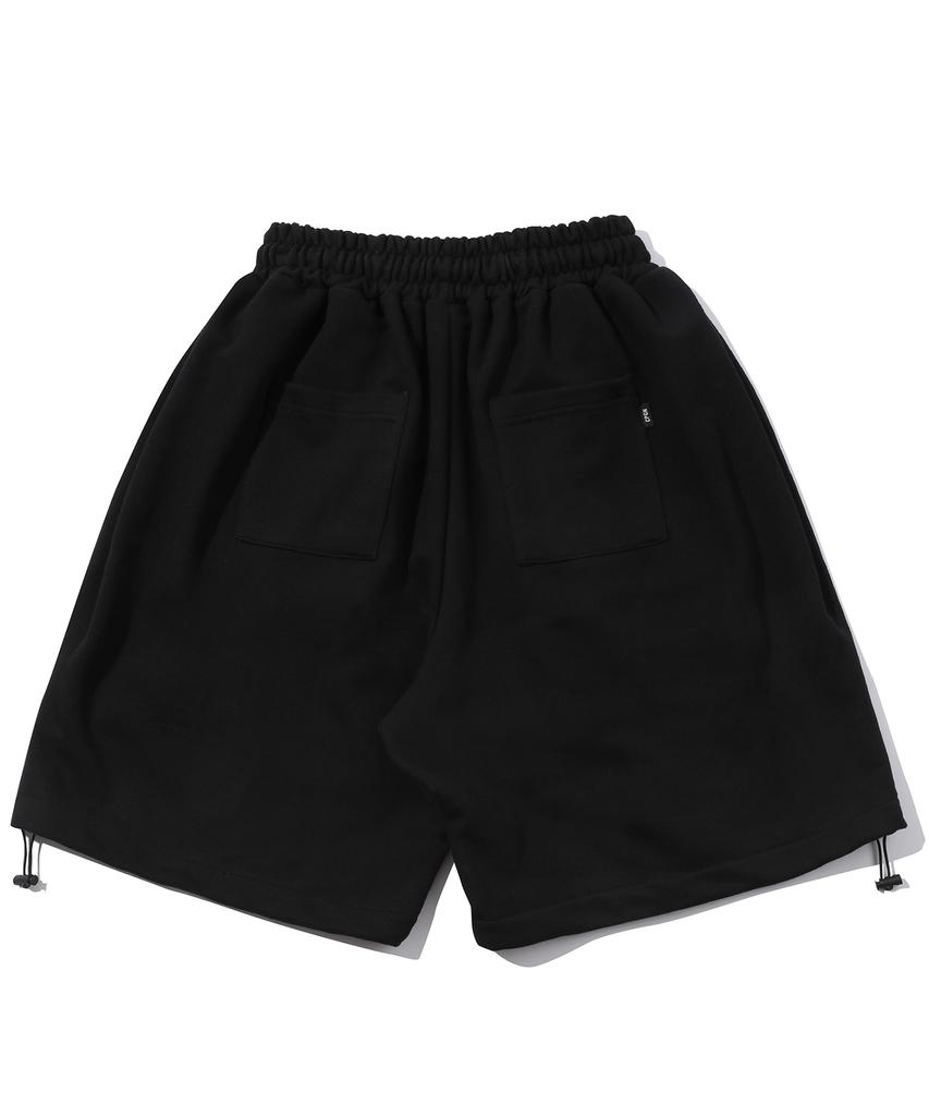 CPGN STUDIO Bermuda Three-Tuck Balloon Sweatpants Black