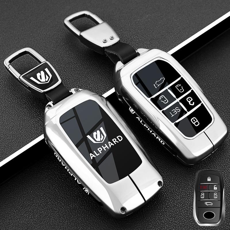 Metal Key Case for Toyota Alphard: Fits 24 & 23 Model Supreme Editions