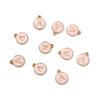 10Pcs Metal Enamel English Letters Charms Pendant For DIY Jewelry Making Necklace Bracelet Accessories
