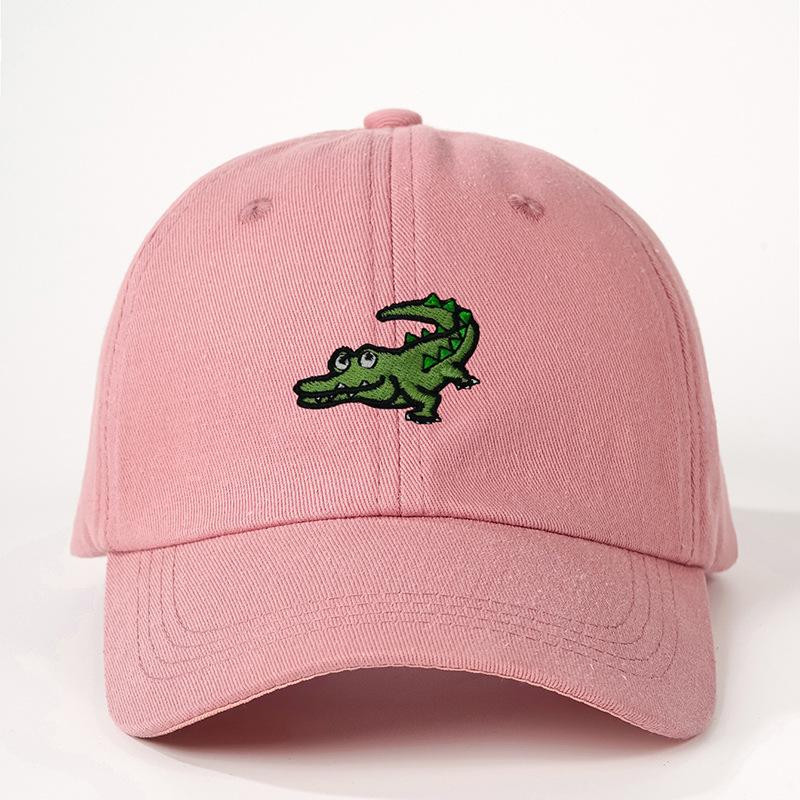 Cappellino da Baseball Coccodrillo Cartone Animato Carino Regolabile Poliestere Cappello da Sole per Esterno Unisex Regalo Semplice