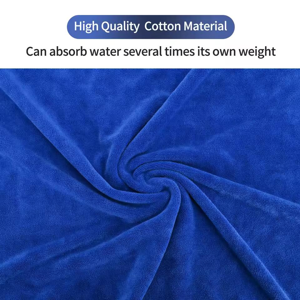 80% Polyester 20% Polyamide 450gsm 40x60cm Weft Microfiber Towel Compressed Quick-Dry Soft Strong Absorbency Car Washing Drying
