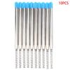 New 10pcs G2 Ballpoint Pen Refills 1mm Medium Point With Spring Universal Metal Steel Pipe Black/Blue Replacement Refills