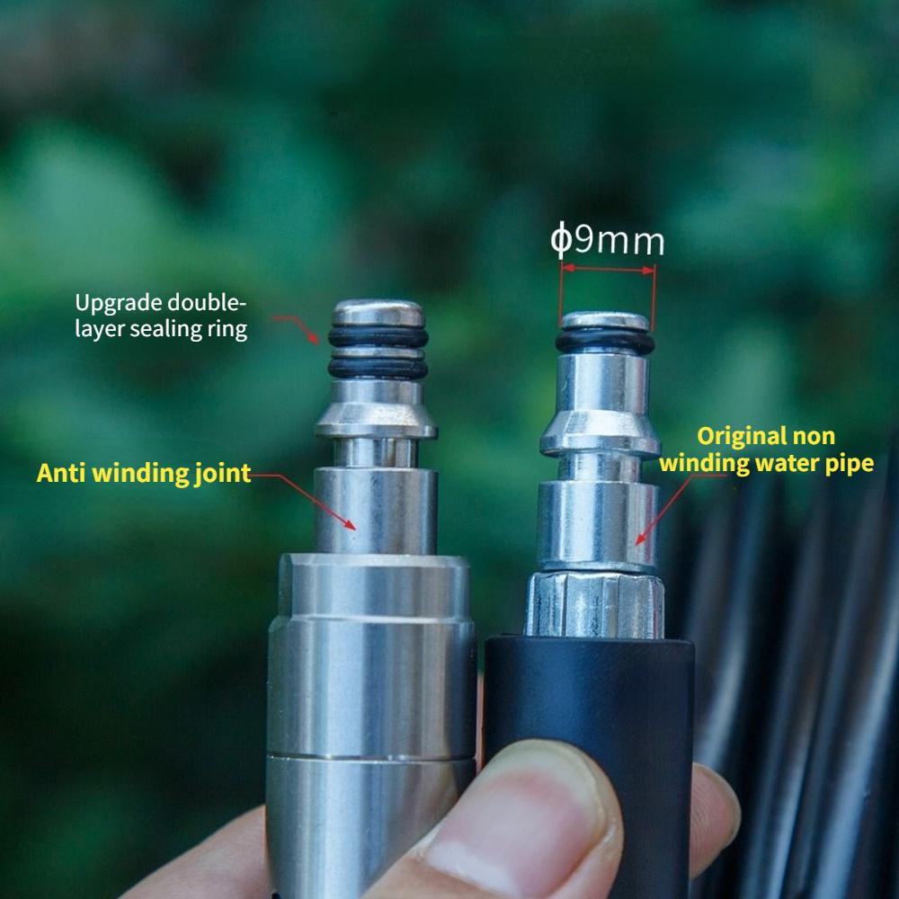Anti-Verdreh-Adapter Schnellkupplung Hochdruck-Wasserpistole Abflussrohr für Karcher Bosch Lavor Zubehör Hochdruckreiniger