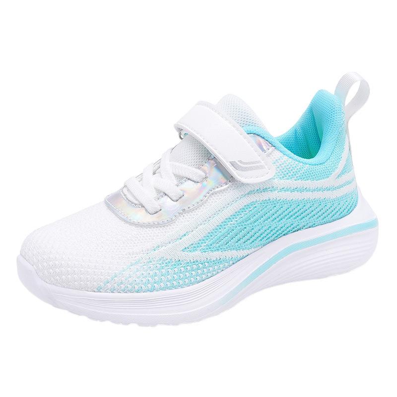 Hot Sale 6-12 Years Old Breathable Girls Sneakers Mesh Girls Fashion Running Shoes