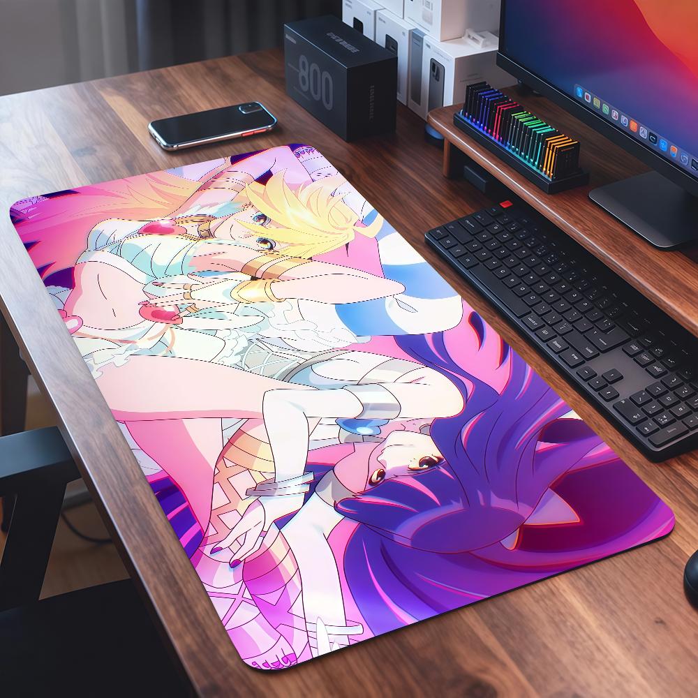 Cartoon P-Panty S-Stocking with Garterbelt Mouse Pad Square Office Gaming Desk Mat Waterproof Non-Slip Rubber Decorative