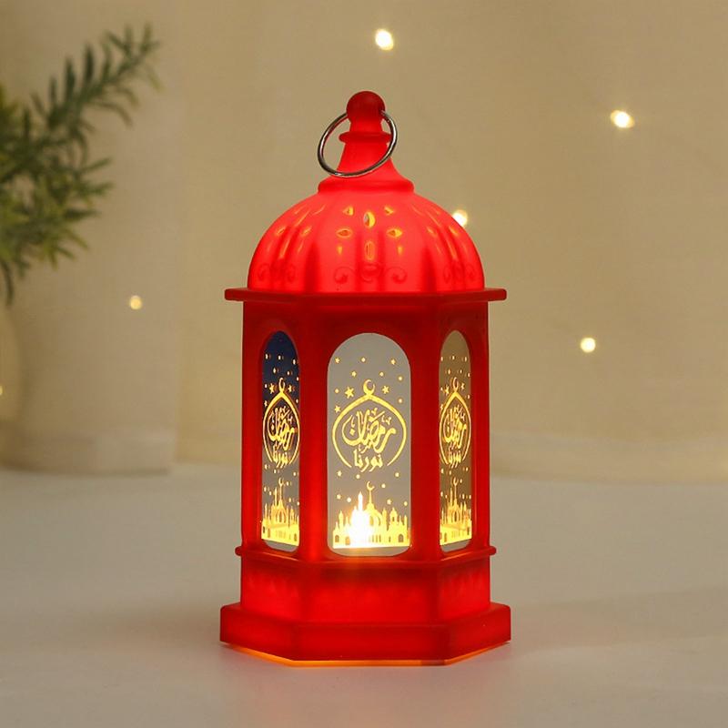 Castle Style Candlestick Middle East Festival Lantern Arabic Wind Lamp Creative Electronic Candle