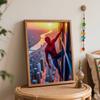 SpiderMan Cityscape Oil Art Painting Kit Home Wall Decor Handmade Gift for Marvel Movie Fans Modern Art Living Room Office Art Decor