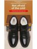 Men's Winter High-Top Leather Boots: Velvet-Lined, Non-Slip, Casual/Formal Style