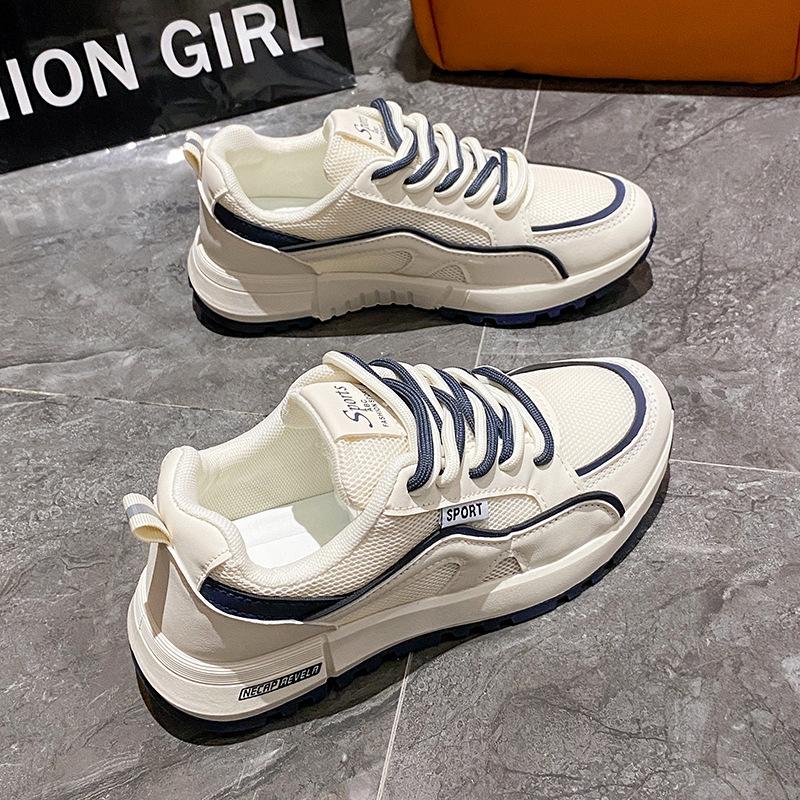 Thick-soled Dad Forrest Gump Shoes Women's Explosion 2025 New Korean Version of the Same Casual Running Sports Shoes 5032