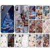 Glass Phone Case For iPhone 17 Pro Max Air 17 16 15 14 13 Pro Max 15 16 Pro 15Plus Christmas Aesthetic