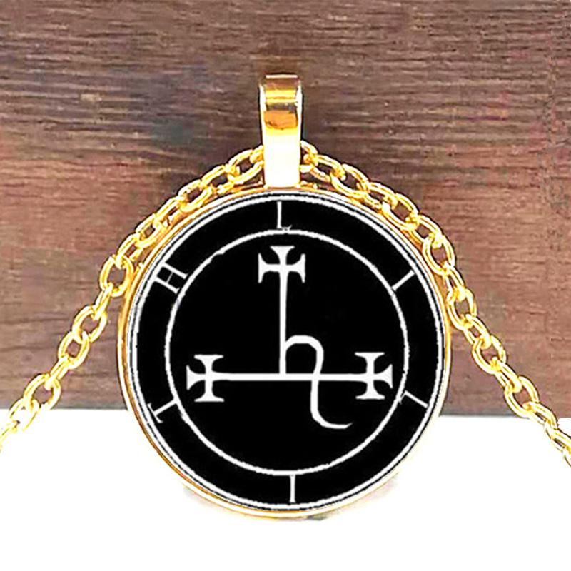 Colier cu Pandantiv Sigiliul lui Lilith, Sticlă, Cabină Foto, Viziune