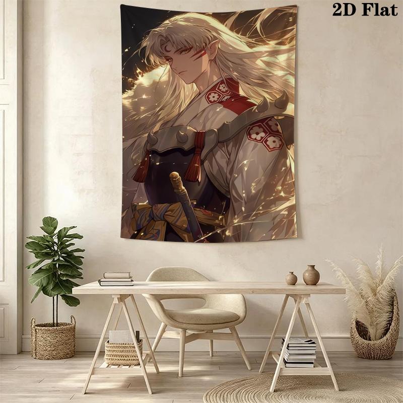 Sesshomaru Pattern Home Decor Tapestry, Wall Hanging, Decorative RV Wall Cloth.SGT0917131