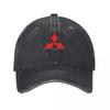 Cappellino da Baseball Classico con Logo M-Mitsubishi Motors Uomo Donna Cappellino Lavato Usurato per Auto Attività all'Aperto Cappelli Cappello