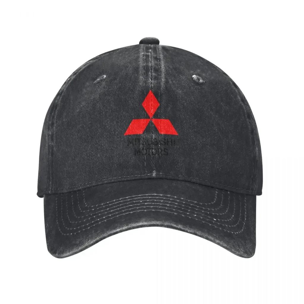 Cappellino da Baseball Classico con Logo M-Mitsubishi Motors Uomo Donna Cappellino Lavato Usurato per Auto Attività all'Aperto Cappelli Cappello