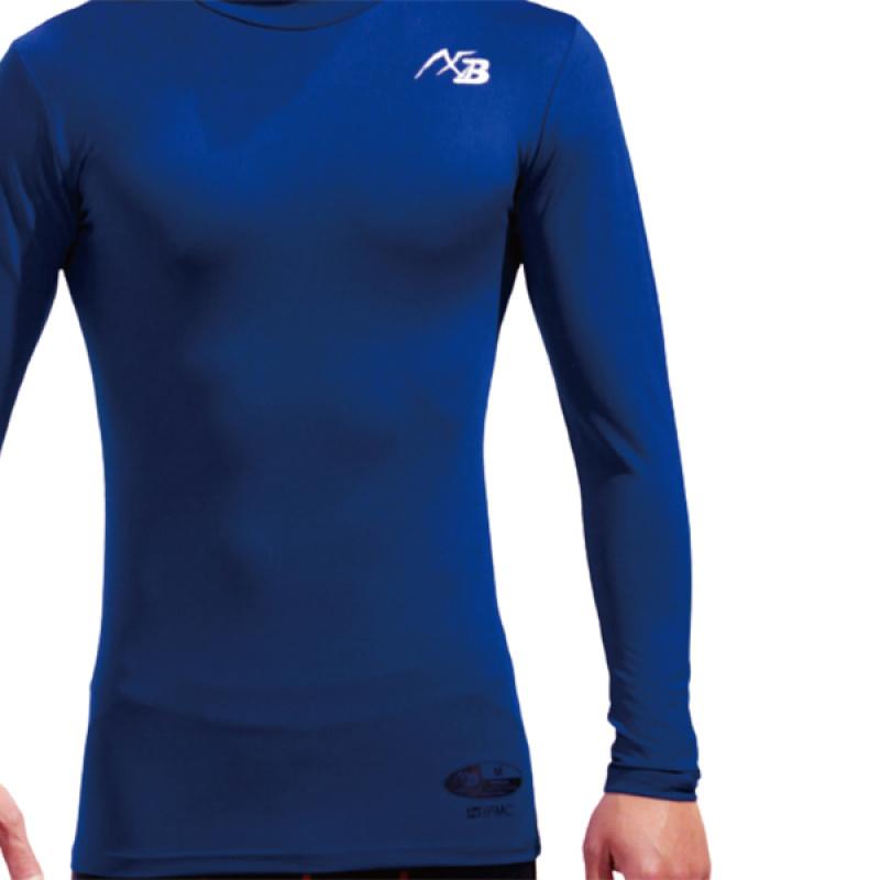 Crew Neck Balance Fit L/S Tee (AXFxBelgard) Royal-blue S