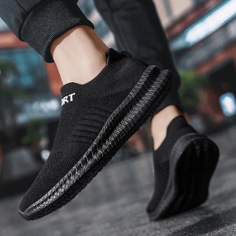 Herren Freizeit Sportschuhe Bequeme Socken Wanderschuhe, 2026 Frühling Neu Bequemer Flacher Schuh Barfußschuhe Herren Tennis Kostenlos