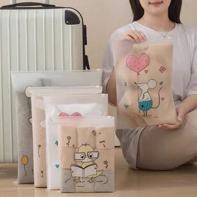 Staubdichte Reise-Aufbewahrungstasche Feuchtigkeitsbeständige Transparente Verpackungstasche Kleider-Organizer PE Schuh-Aufbewahrungstaschen