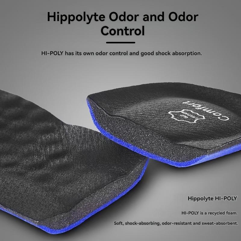 Massage Breathable Shoe Insoles Thickened Sea Wave Sole High Elasticity Shock Absorption Sweat-Absorbent Wear-Resistant Non-Slip Shoe Inserts