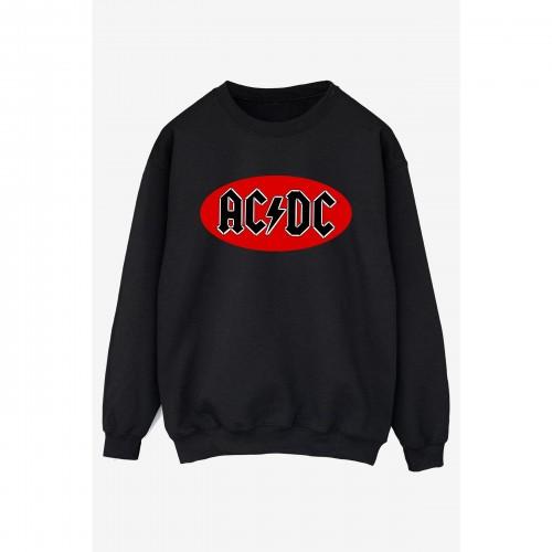 ACDC Mens Red Circle Logo Sweatshirt