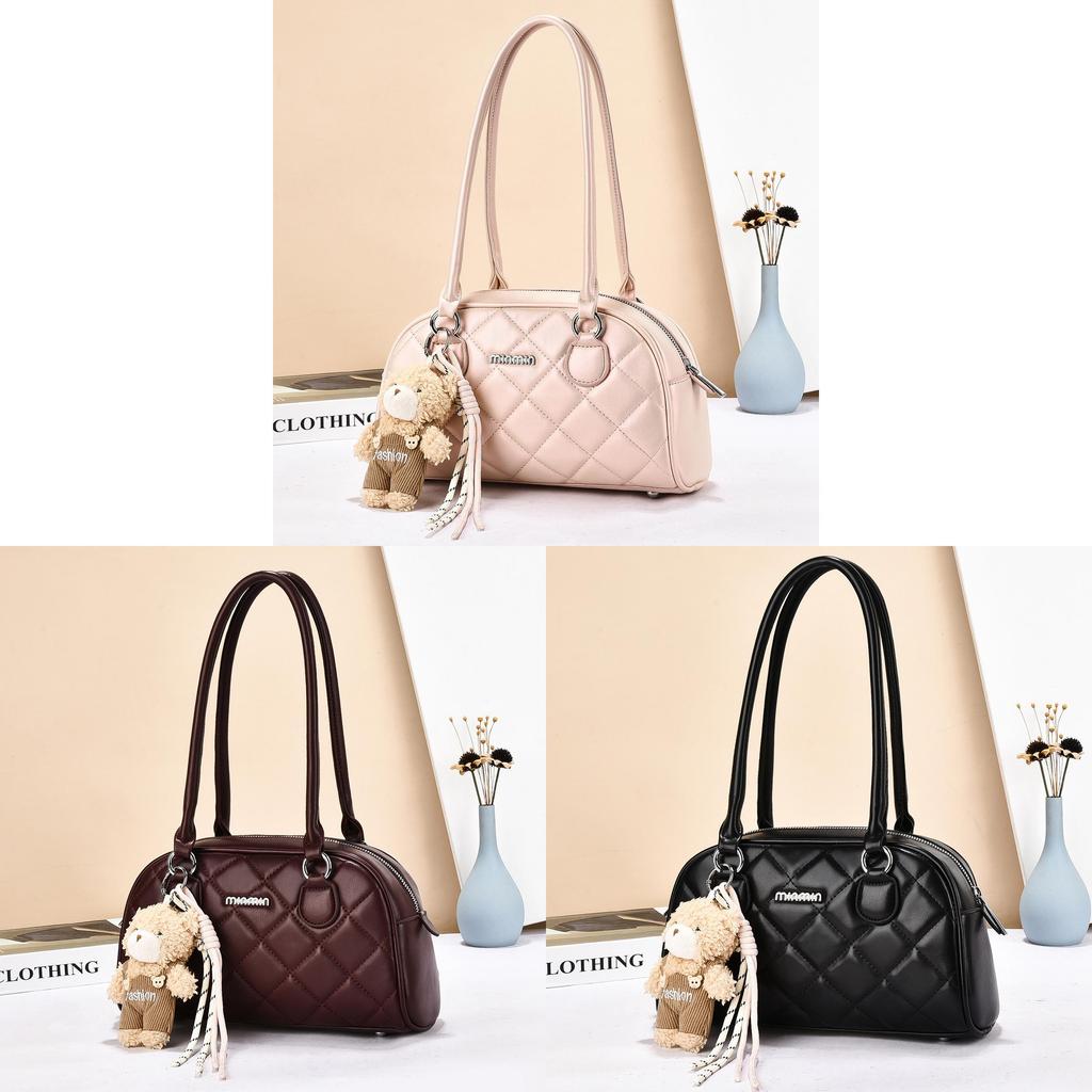 Waterfowl Shape Shoulder Bag With Stitching Details And Soft Construction For Casual Outings