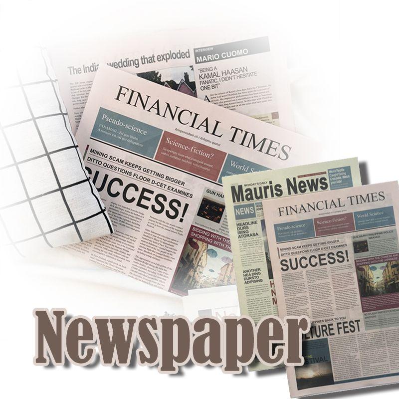 💰Kaufe Zeitung Vintage 2pcs Englisch Stil Fotografie Hintergrund