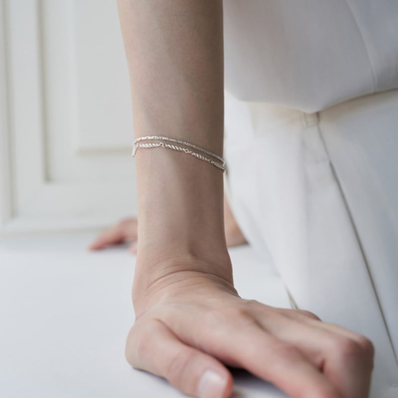 

Dawn of Me New. Shell Chain Bracelet M (wrist circumference 17-18cm)