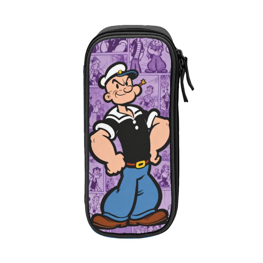 P-popeyes Merch Pen Box Large Capacity Kids School Supplies Pen Case Birthday Gift