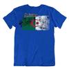 Algeria Flag Tshirt T-shirt Tee Top City Map Middle Power Democratic Republic