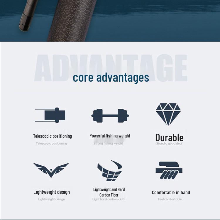 Pine Nut & Betel Nut Telescopic Rod - High Carbon Fiber, Super Hard Design for Hornet Nest Removal & Walnut Cracking