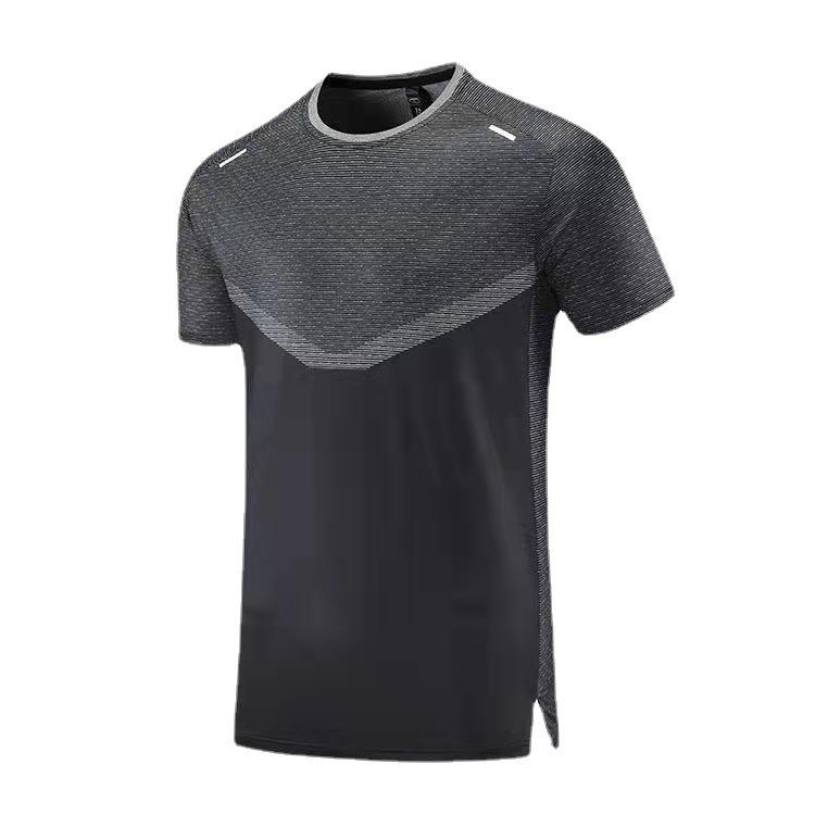 2024 European Men's Quick-Dry Short Sleeve Sports T-Shirt - Summer Fitness & Casual Running Top