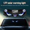 Auto Interior Night Lights Solar Devil Eyes Light for Windshield, Window Warning Sign with Three Smart Modes, Automotive Ambient Lighting Kits