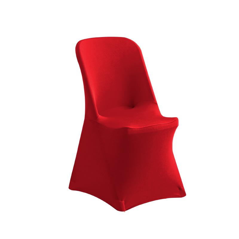 Nordische dehnbare rutschfeste einfarbige Stuhlhusse für Büro, Besprechung, Hochzeit, Bankett und Esszimmer.