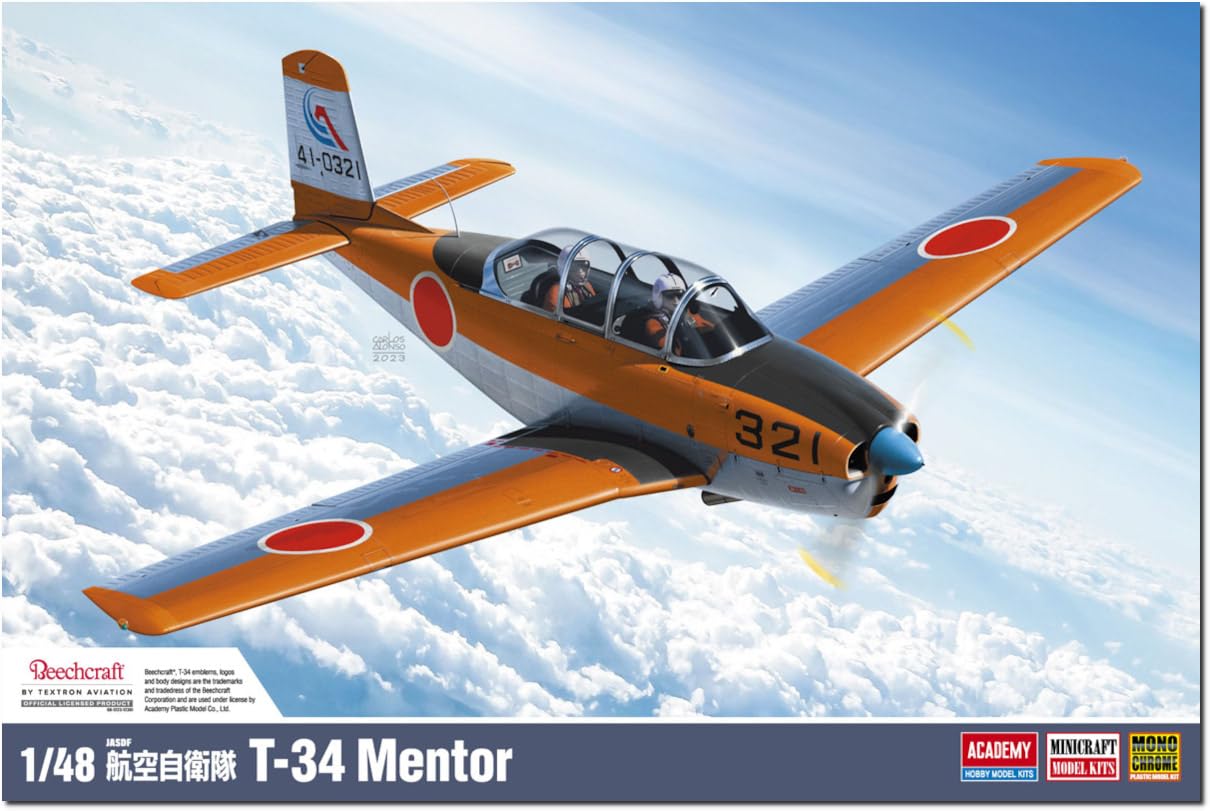 

Монохромный пластиковый набор JASDF Mentor MCT504 1/48 T-34