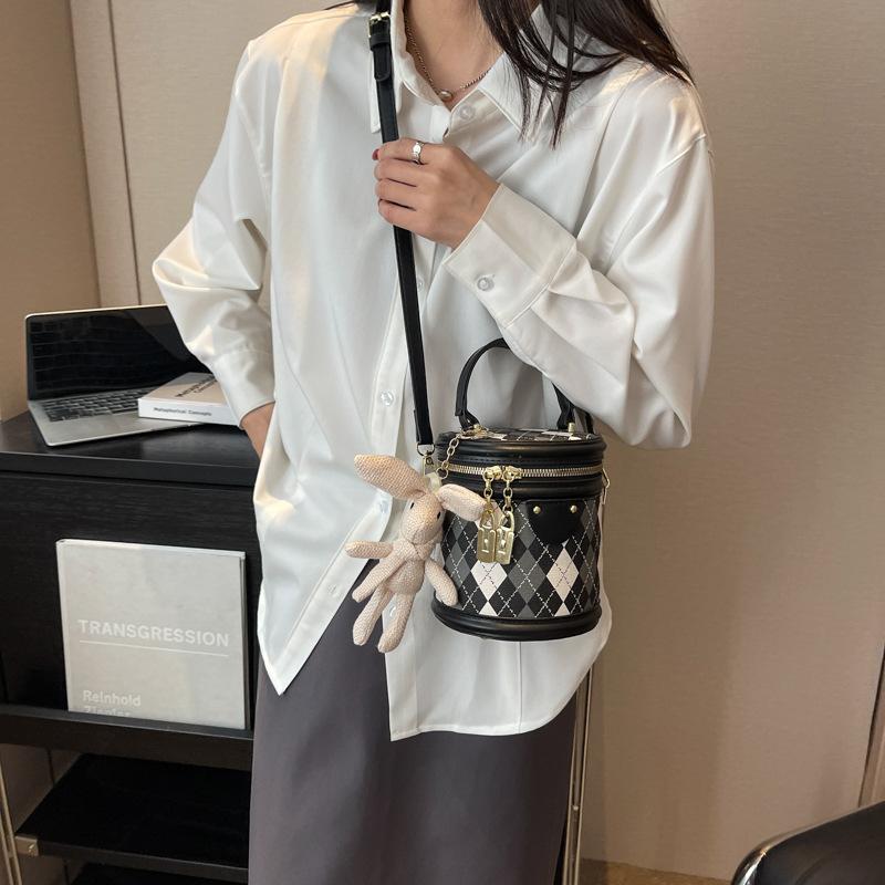 Cylinder Women's Bag New Fashion Messenger Bag Handbag Women