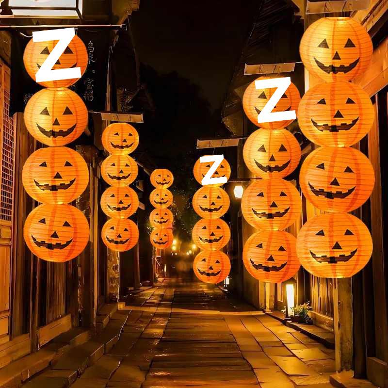 Halloween Luminous Pumpkin Lanterns for Bar and Kindergarten Decor