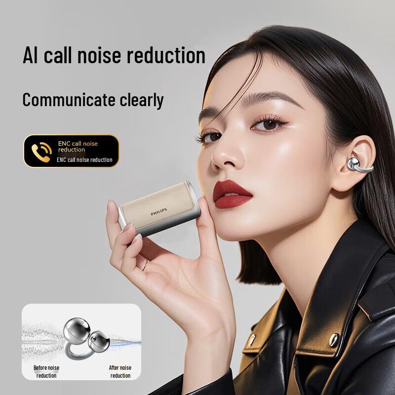 Philips TAQ5020 Open-Ear Clip Wireless Bluetooth Earbuds